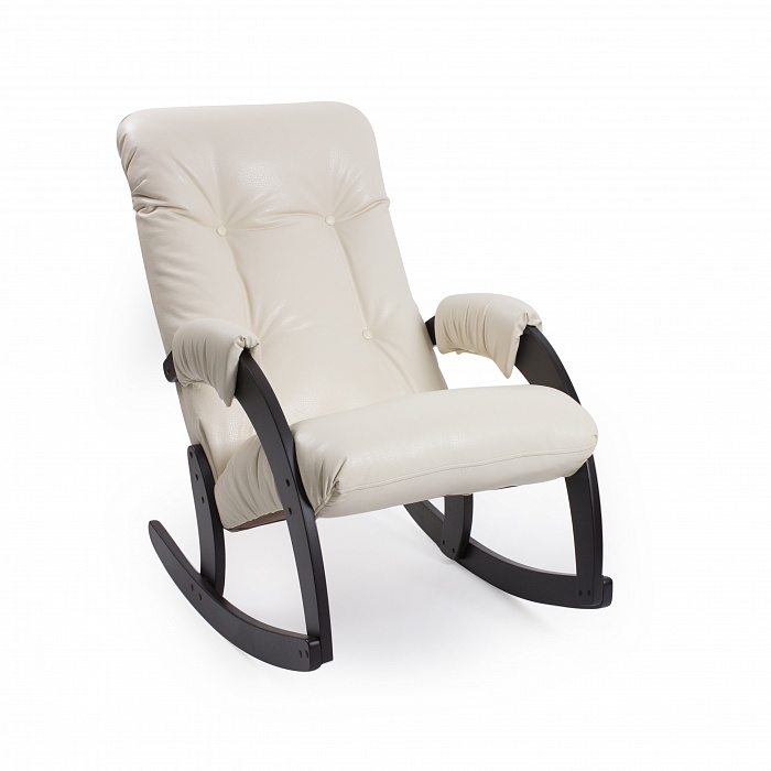 Купить кресло-качалка комфорт "модель 67" ткань/экокожа в Омске - магазин Уютный Интерьер.  8