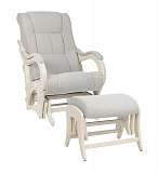 Купить кресло-качалка глайдер "модель 78" с пуфом в Омске - магазин Уютный Интерьер