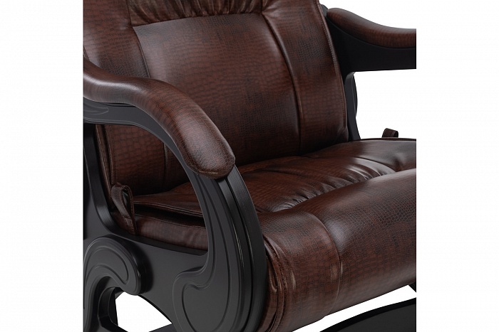 Купить кресло-качалка глайдер "модель 78 люкс" с фиксатором и регулировкой спинки в Омске - магазин Уютный Интерьер.  21