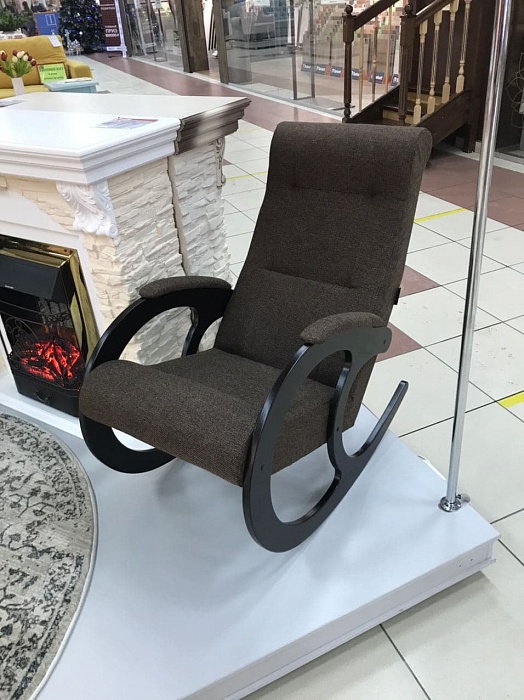 Купить кресло-качалка комфорт "модель 3" ткань/экокожа в Омске - магазин Уютный Интерьер.  5