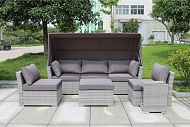 Купить комплект плетеной мебели "afm-320g grey" в Омске - магазин Уютный Интерьер