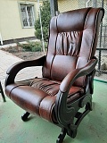 Купить кресло-качалка глайдер "модель 78 люкс" с фиксатором и регулировкой спинки в Омске - магазин Уютный Интерьер