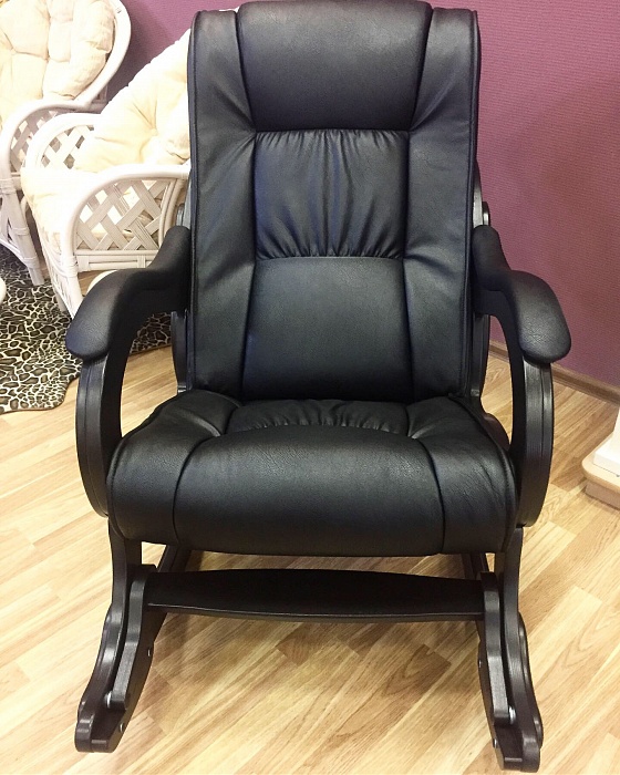 Купить кресло-качалка комфорт "модель 77" ткань/экокожа в Омске - магазин Уютный Интерьер.  10