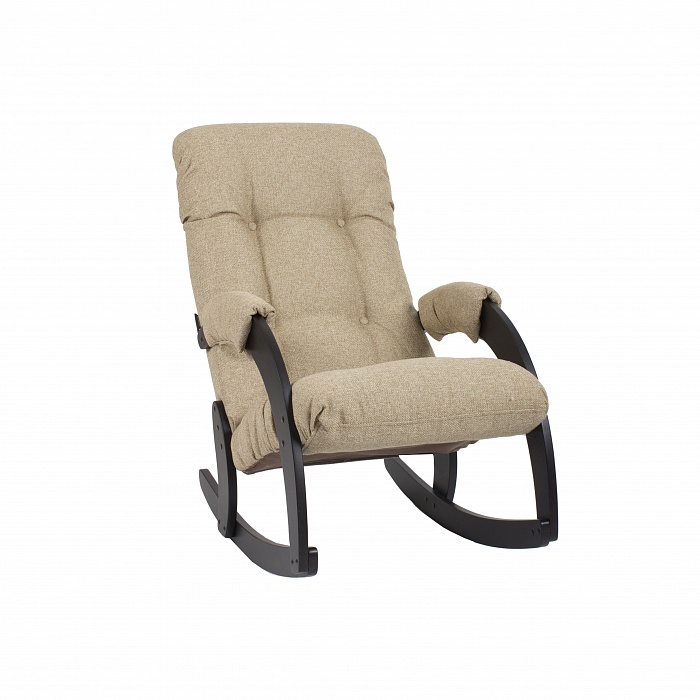 Купить кресло-качалка комфорт "модель 67" ткань/экокожа в Омске - магазин Уютный Интерьер.  �7