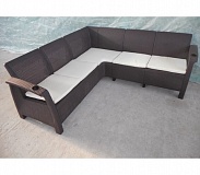 Купить угловой диван yalta corner коричневый в Омске - магазин Уютный Интерьер
