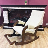 Купить кресло-качалка комфорт "модель 707" ткань/экокожа в Омске - магазин Уютный Интерьер