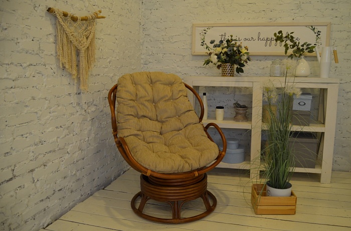 Купить кресло папасан вращающийся челси 23/03в в Омске - магазин Уютный Интерьер.  2