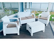 Купить комплект yalta terrace  set белый в Омске - магазин Уютный Интерьер