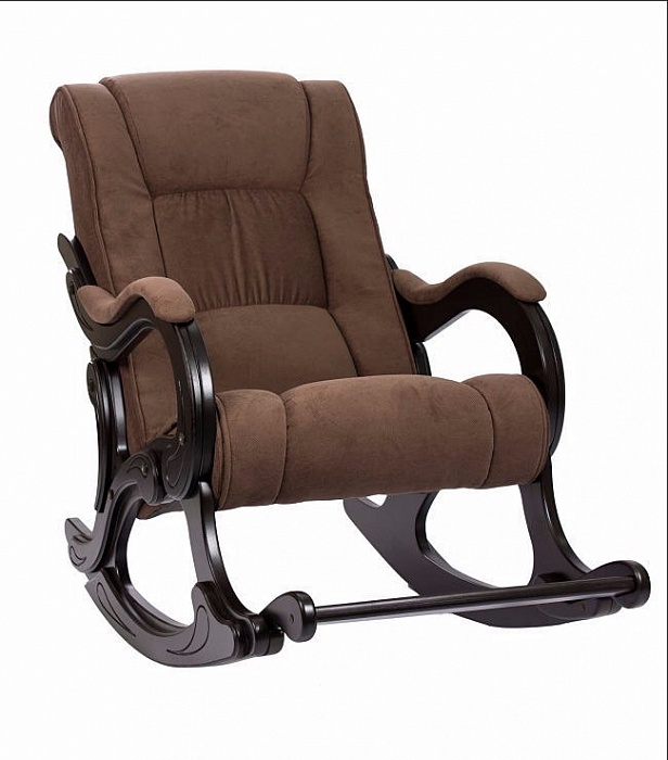 Купить кресло-качалка комфорт "модель 77" ткань/экокожа в Омске - магазин Уютный Интерьер
