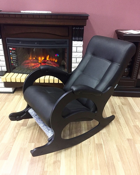 Купить кресло-качалка комфорт "модель 44 без лозы" ткань/экокожа в Омске - магазин Уютный Интерьер.  6